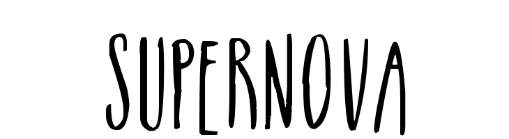 Supernova  Frei Schriftart Herunterladen