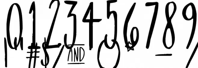 Supernova Font OTHER CHARS