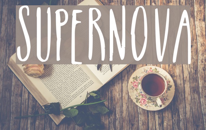 Supernova Font examples