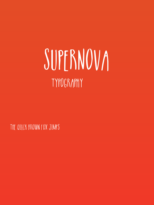 Supernova Poster