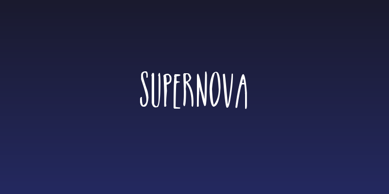 Supernova Social Header
