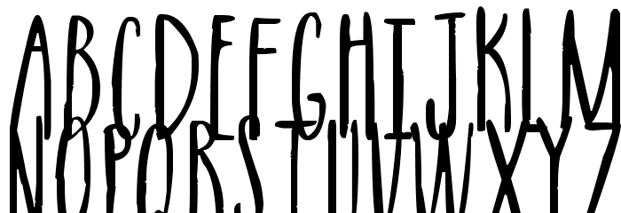 Supernova Font LOWERCASE