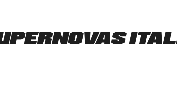 Supernovas Italic Logo