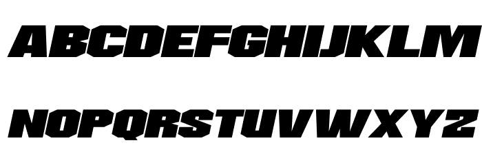 Supernovas Italic Font LOWERCASE