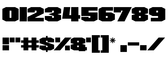 Supernovas Font OTHER CHARS