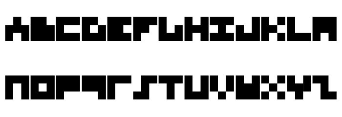 Superpix Regular Font LOWERCASE