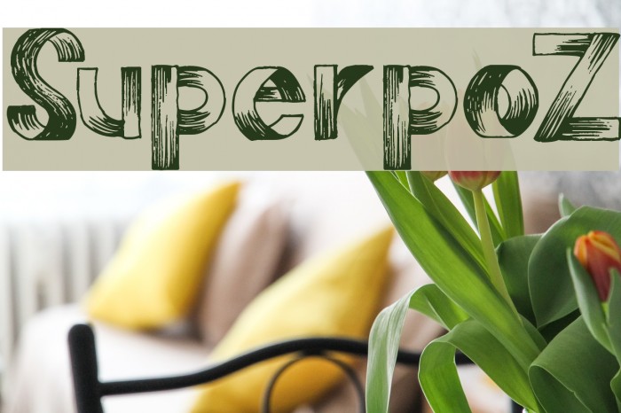 SuperpoZ Font examples
