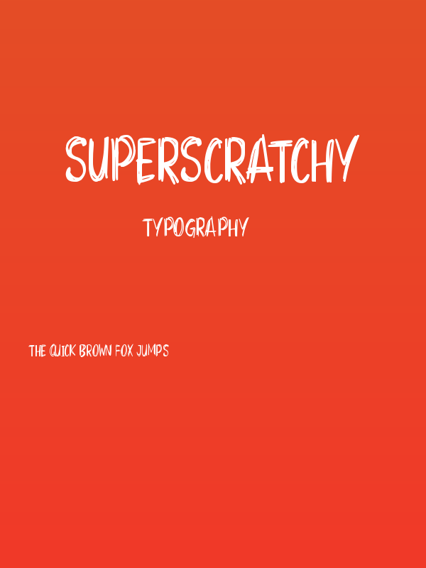 Superscratchy Poster