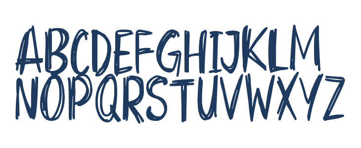 Superscratchy Lowercase