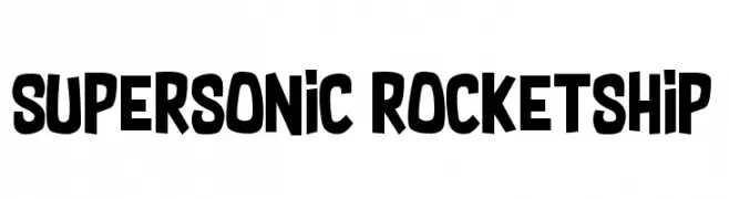 Supersonic Rocketship  免费字体下载