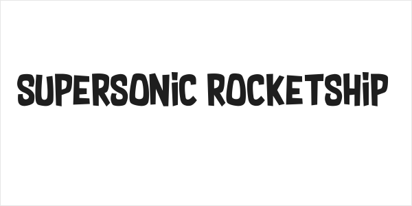 Supersonic Rocketship Logo