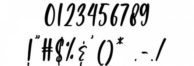 Supersonic Font OTHER CHARS