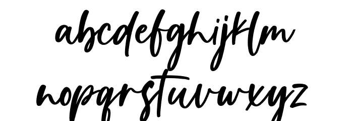 Supersonic Font LOWERCASE