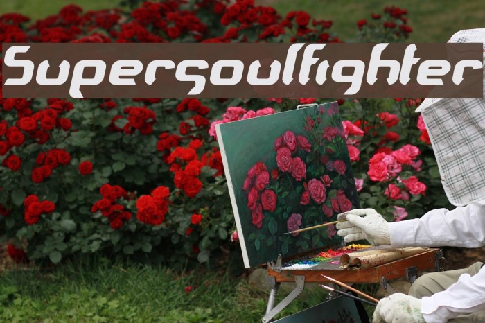 Supersoulfighter Font examples