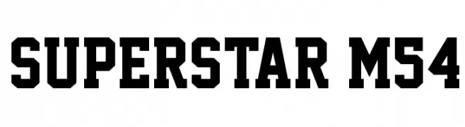 Superstar M54  baixar fontes gratis