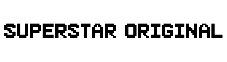 Superstar [Original]  Fuentes Gratis Descargar