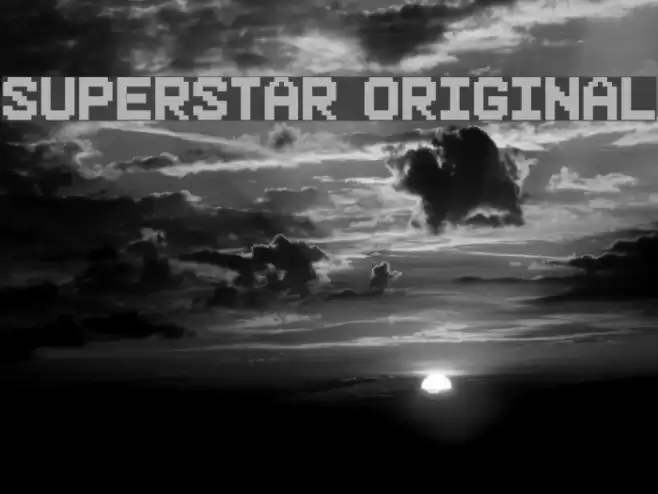 Superstar [Original] Fonte examples