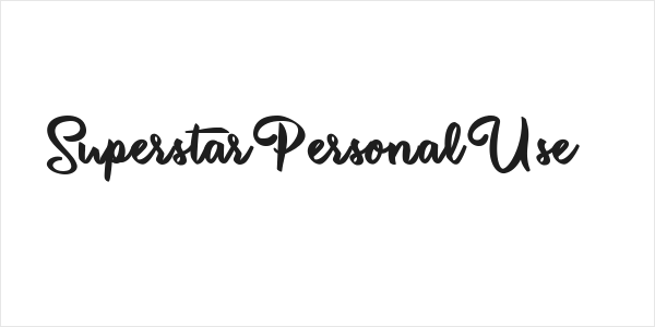 Superstar Personal Use  Logo