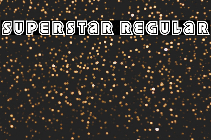 Superstar Regular Example 1