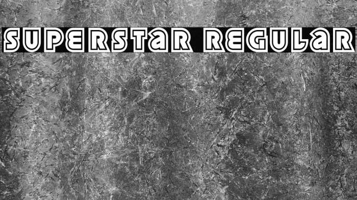 Superstar Regular Example 3