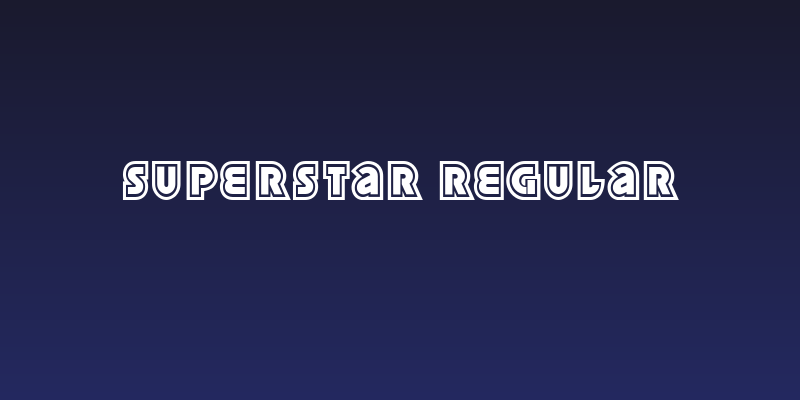 Superstar Regular Social Header