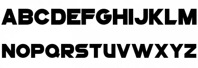 Superstar X Font LOWERCASE