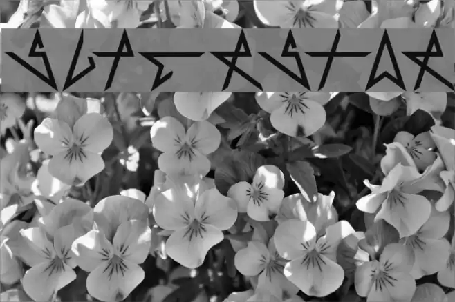 Superstar Font examples