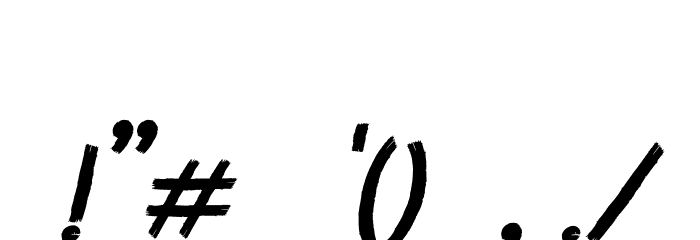 Superstition - DEMO Italic Font OTHER CHARS
