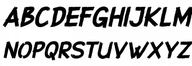 Superstition - DEMO Italic Schriftart Groß