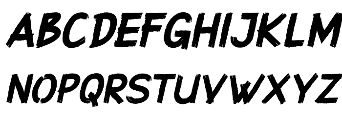 Superstition - DEMO Italic Font LOWERCASE