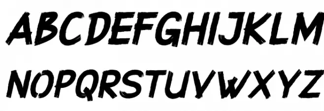 Superstition - DEMO Italic 字体 小写