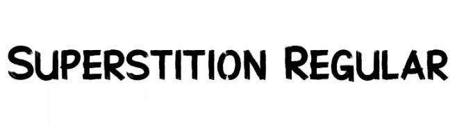 Superstition Regular  免费字体下载