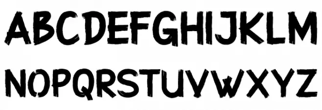 Superstition Regular Schriftart Groß