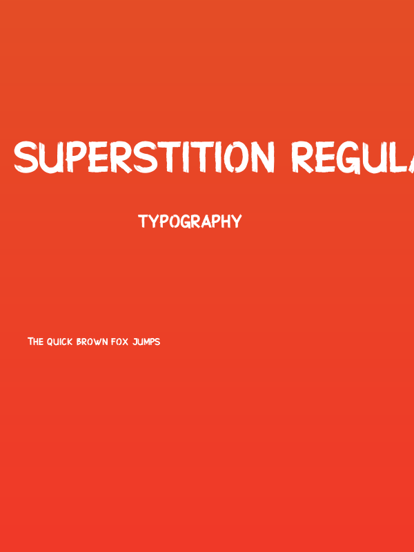 Superstition Regular Poster