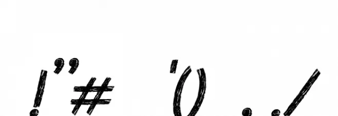 Superstition Rough Brush-DEMO I Font OTHER CHARS