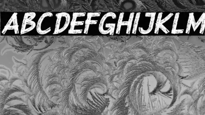 Superstition Rough Brush-DEMO I Font examples