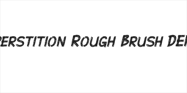 Superstition Rough Brush-DEMO I Logo