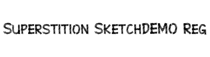 Superstition Sketch-DEMO Reg  baixar fontes gratis