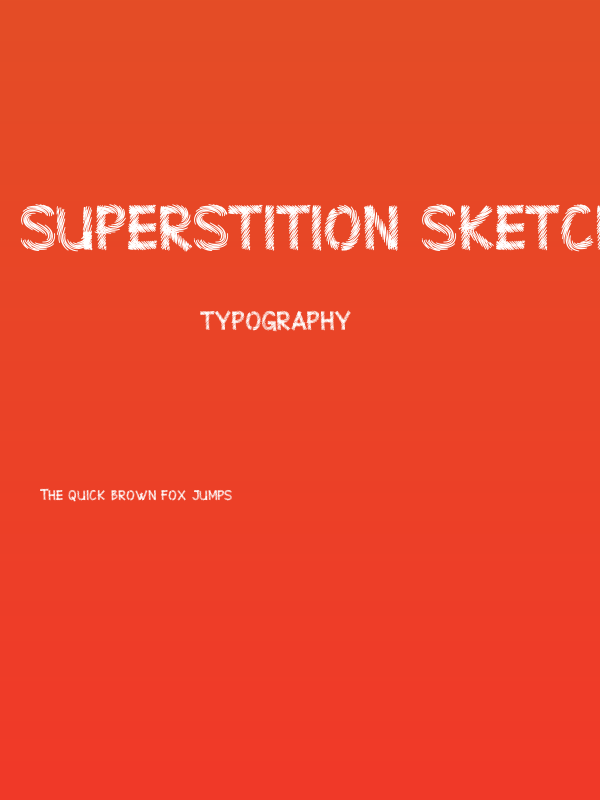 Superstition Sketch-DEMO Reg Poster
