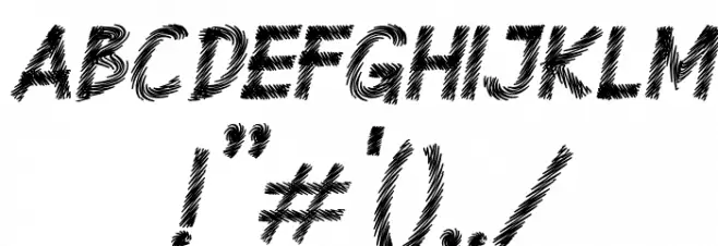 Superstition Sketch Italic-DEMO Font OTHER CHARS