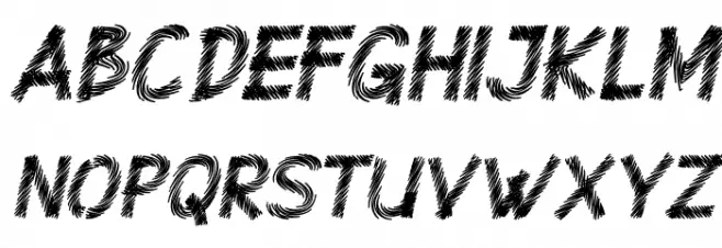 Superstition Sketch Italic-DEMO Font Litere mari