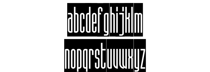 SuperstrettoBanner Font LOWERCASE