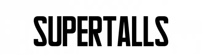 Supertalls  フリーフォントのダウンロード