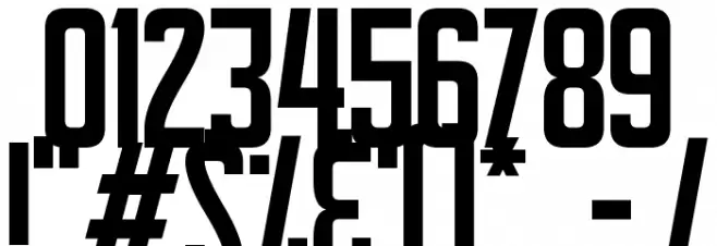 Supertalls Font OTHER CHARS