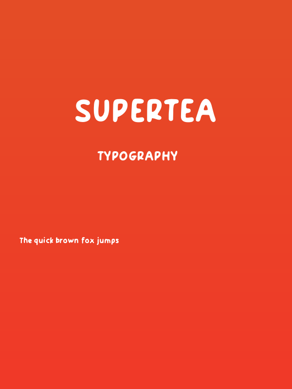 Supertea Poster