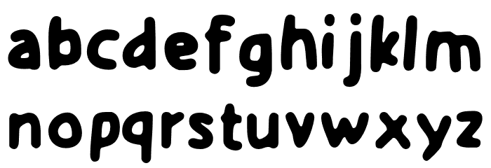 Supertea Font LOWERCASE