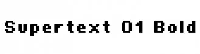 Supertext 01 Bold  नि: शुल्क फ़ॉन्ट्स डाउनलोड