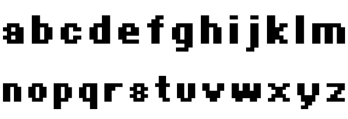 Supertext 01 Bold Caratteri MINUSCOLO