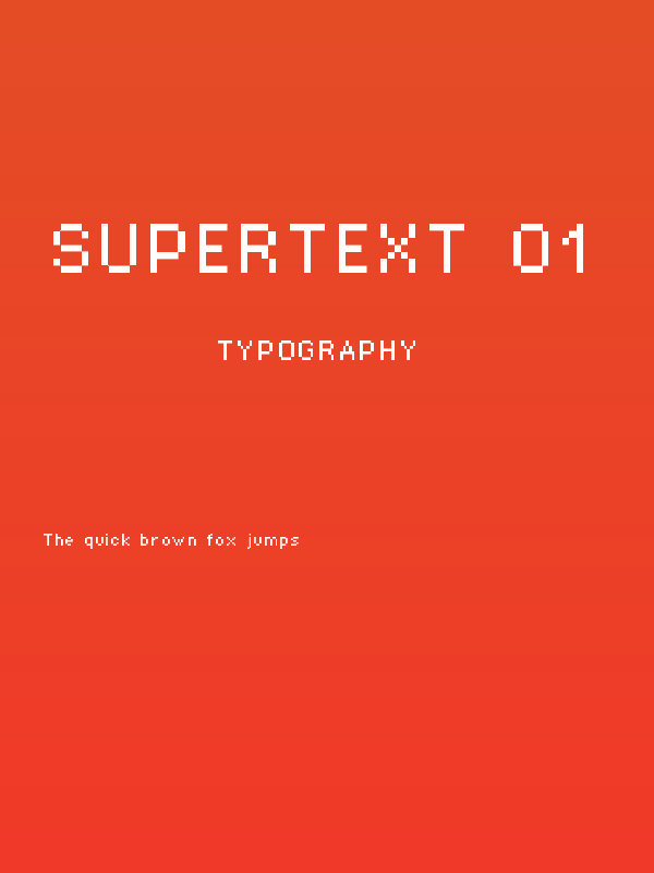 Supertext 01 Poster