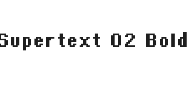 Supertext 02 Bold Logo
